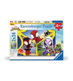 Puzzle Ravensburger Spidey Amazing Friends 2x24 Peças