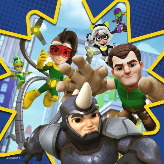 Puzzle Ravensburger Spidey Amazing Friends 3x49 Peças