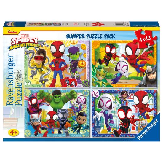 Puzzle Ravensburger Spidey Amazing Friends 4x42 peças