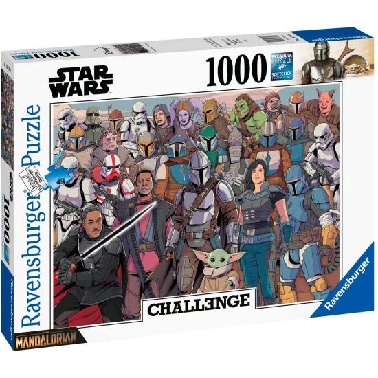 Puzzle Ravensburger Star Wars Baby Yoda Challenge 1000 pe