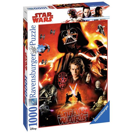 Puzzle Ravensburger Star Wars, O Lado Negro 1000 Peças