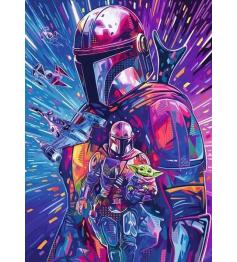 Puzzle Ravensburger Star Wars Hiperespaço O Mandaloriano de 1000