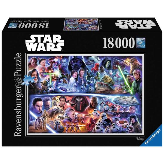 Puzzle Ravensburger Star Wars Saga Galáctica, 18.000 peça