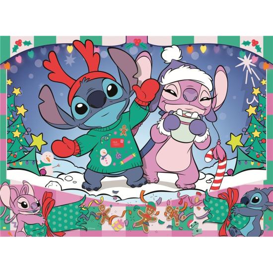 Puzzle Ravensburger Stitch Natal XXL 100 Peças