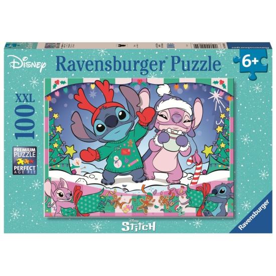 Puzzle Ravensburger Stitch Natal XXL 100 Peças