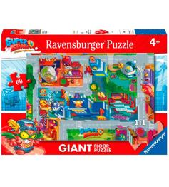 Puzzle de mapa da cidade Ravensburger SuperZings Kaboom 60 peça