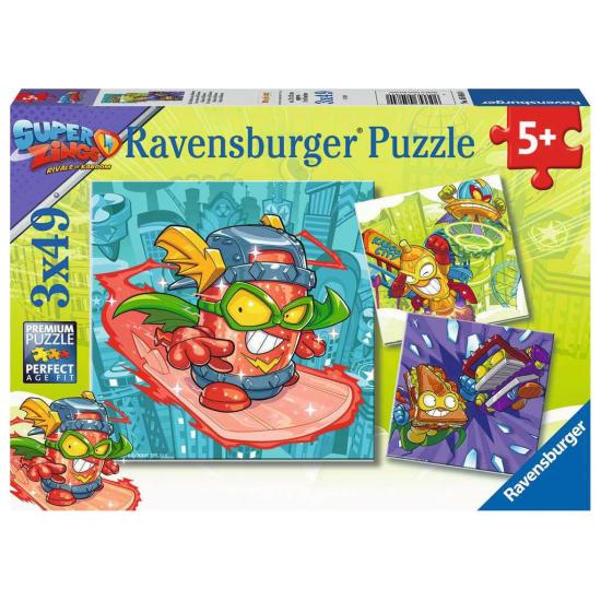Ravensburger Superzings Rivals of Kaboom Puzzle 3x49 peças