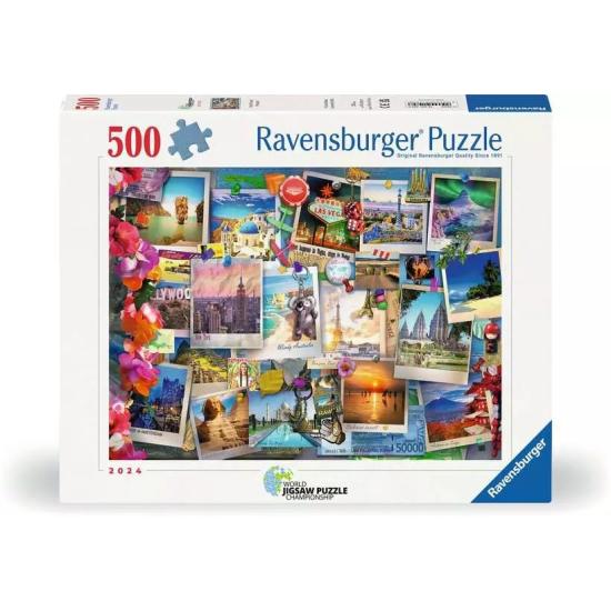 Puzzle Ravensburger Conselhos de viagens do mundo de 500 peças