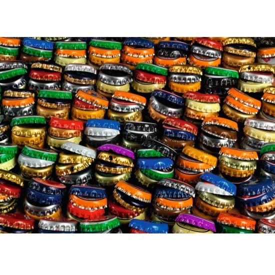 Tampas de garrafa Puzzle Ravensburger 1000 peças