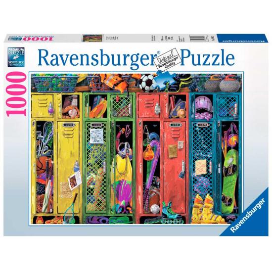 Cacifos coloridos de Puzzle Ravensburger 1000 peças