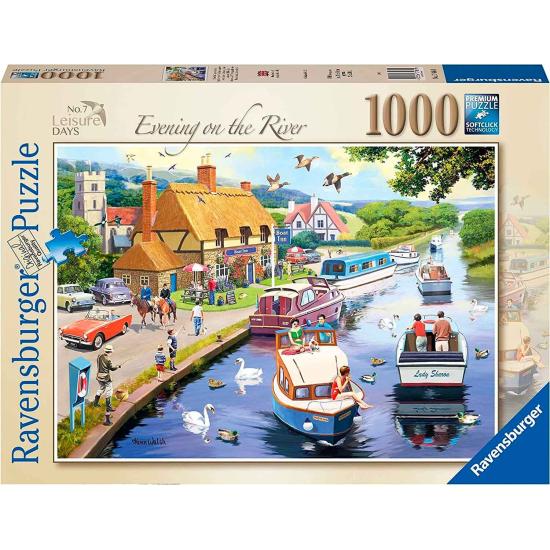 Puzzle Ravensburger Noite no Rio de 1000 Peças