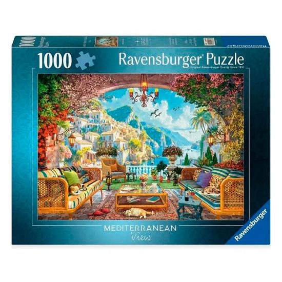 Puzzle Ravensburger Terraço Mediterrâneo de 1000 peças