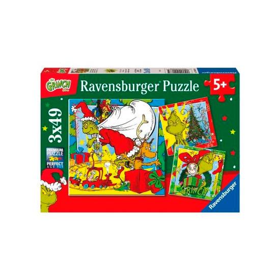 Puzzle Ravensburger The Grinch de 3x49 Peças