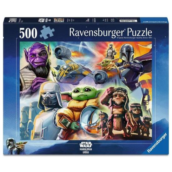 Puzzle Ravensburger The Mandalorian and Grogu 500 Peças