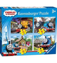 Puzzle Ravensburger Thomas e seus amigos 12+16+20+24 peça