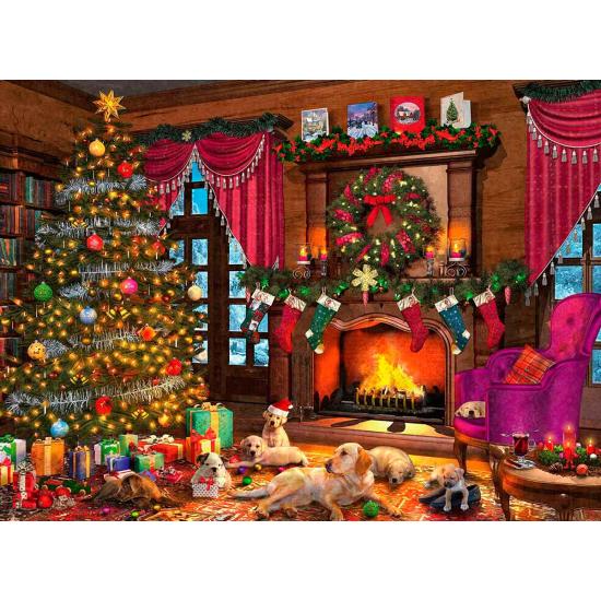 Puzzle de Natal macio Ravensburger 500 peças