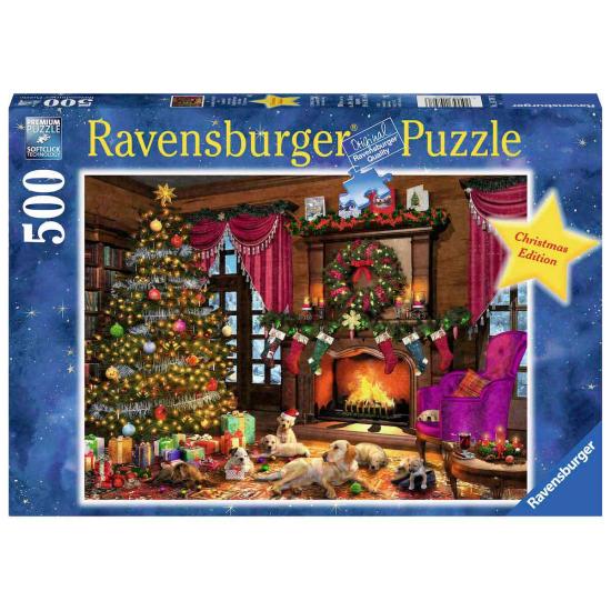 Puzzle de Natal macio Ravensburger 500 peças