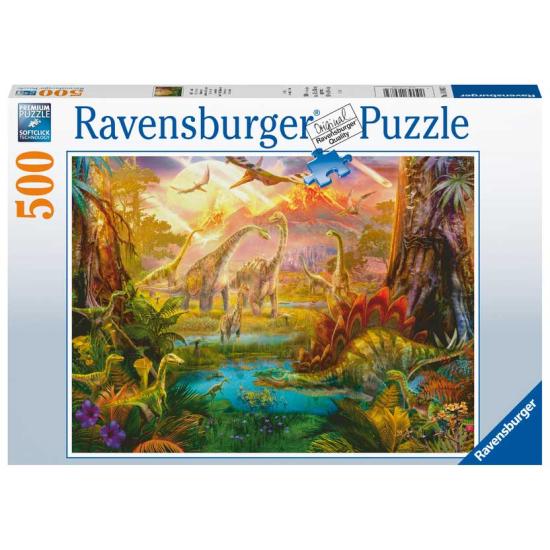 Puzzle Ravensburger Terra dos Dinossauros de 500 peças