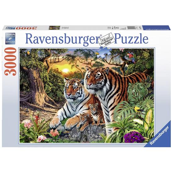 Puzzle Ravensburger Hidden Tiger 3000 peças