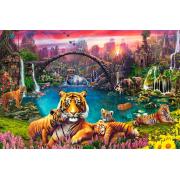 Ravensburger Puzzle Tigers in Paradise Lagoon 3000 peças