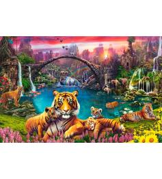 Ravensburger Puzzle Tigers in Paradise Lagoon 3000 peças
