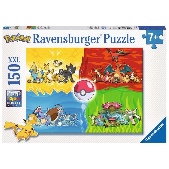 Tipos de Puzzle Ravensburger de Pokémon XXL 150 peças