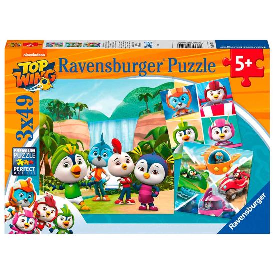 Puzzle de asa superior Ravensburger 3x49 peças