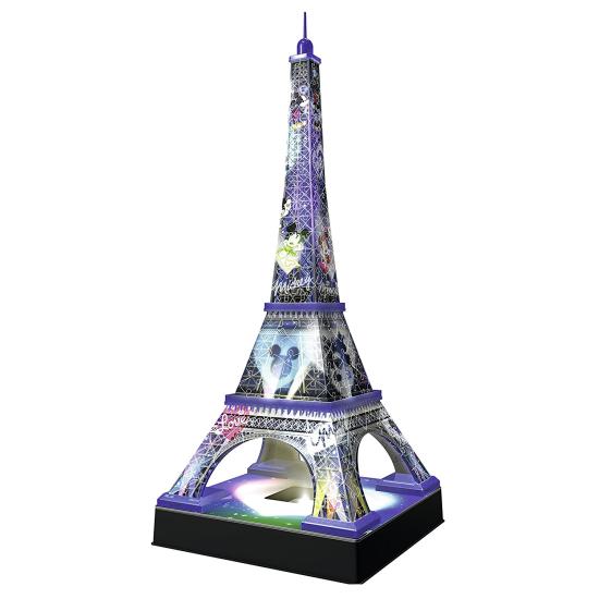 Puzzle Ravensburger Torre Eiffel Disney Night Edition 3D