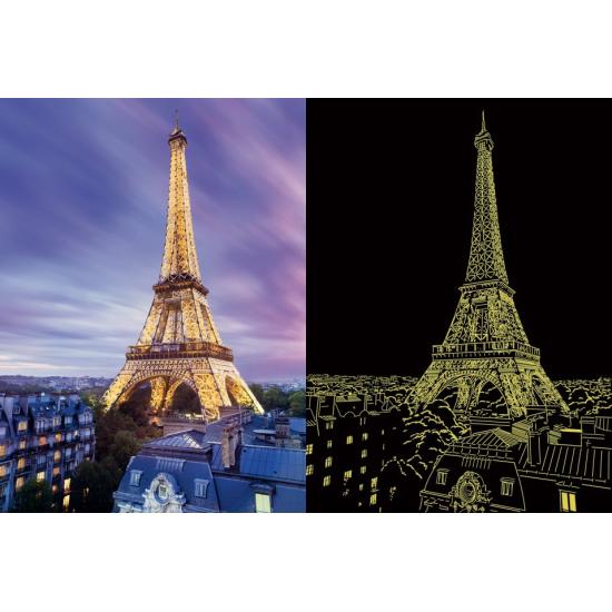 Ravensburger Puzzle Torre Eiffel, fosforescente 500 peças