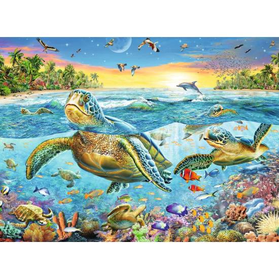 Ravensburger Puzzle XXL Tartarugas Marinhas 100 Peças