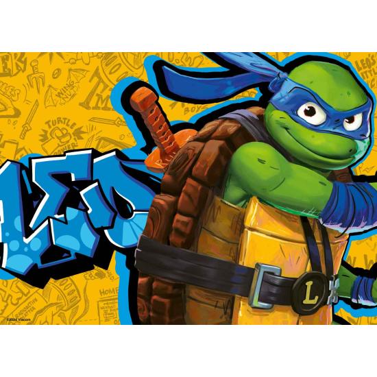 Puzzle Ravensburger Ninja Turtles de 4 x 100 Peças