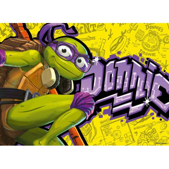 Puzzle Ravensburger Ninja Turtles de 4 x 100 Peças