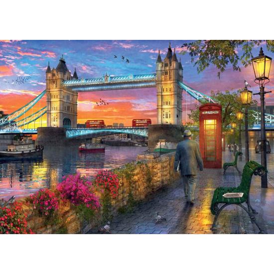 Puzzle Ravensburger Tower Bridge ao pôr do sol 1000 peças