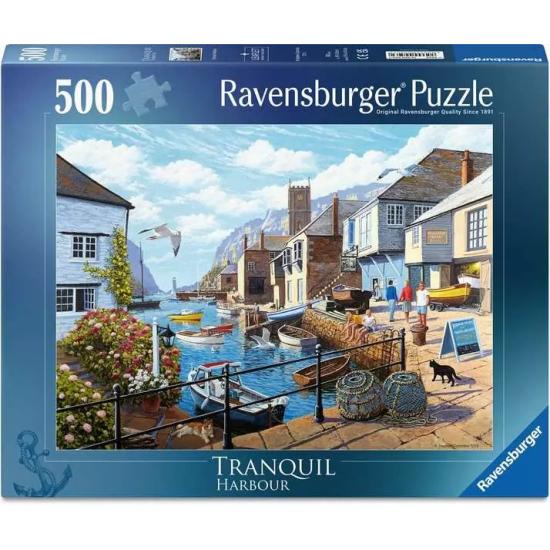 Puzzle Ravensburger Tranquil Harbour 500 Peças