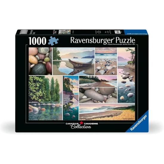 Puzzle Ravensburger Tranquilidade na Costa Oeste de 1000 peça