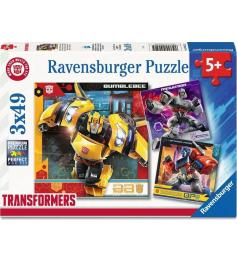 Puzzle Ravensburger Transformers 3x49 Peças