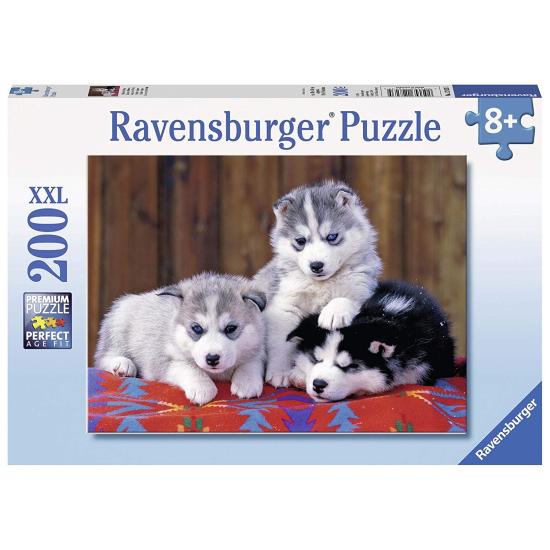 Puzzle Ravensburger três filhotes de cachorro Husky XXL 2
