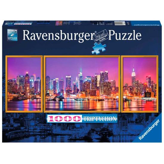 Puzzle Ravensburger Triptych New York 1000 peças