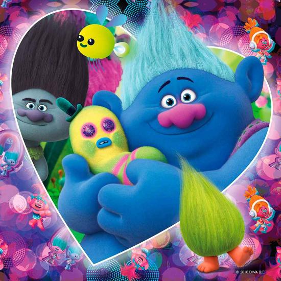 Puzzle Ravensburger Trolls 3x49 Peças