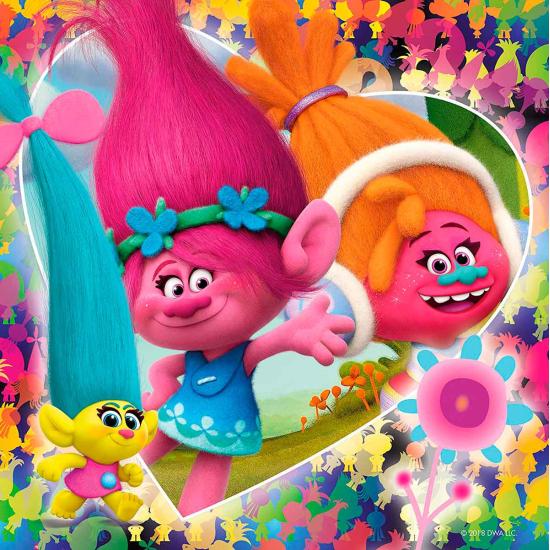 Puzzle Ravensburger Trolls 3x49 Peças