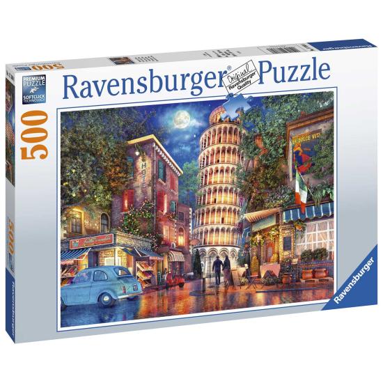 Puzzle Ravensburger Uma noite em Pisa de 500 Peças