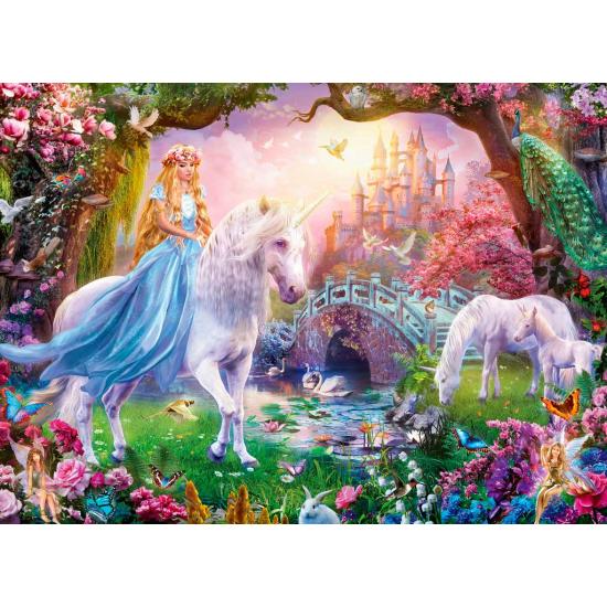 Puzzle Ravensburger Magical Unicorn XXL 100 peças Puzzle Ravensburger Magical Unicorn XXL 100 peças