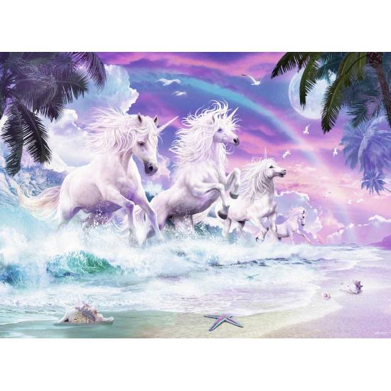 Puzzle Ravensburger Unicórnios na Praia XXL de 150 Peças