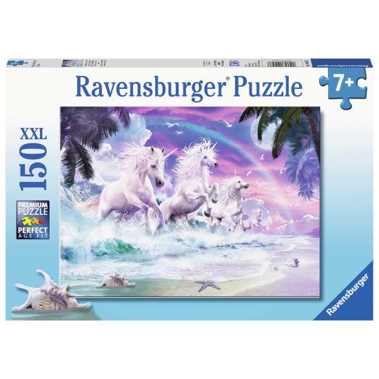 Puzzle Ravensburger Unicórnios na Praia XXL de 150 Peças