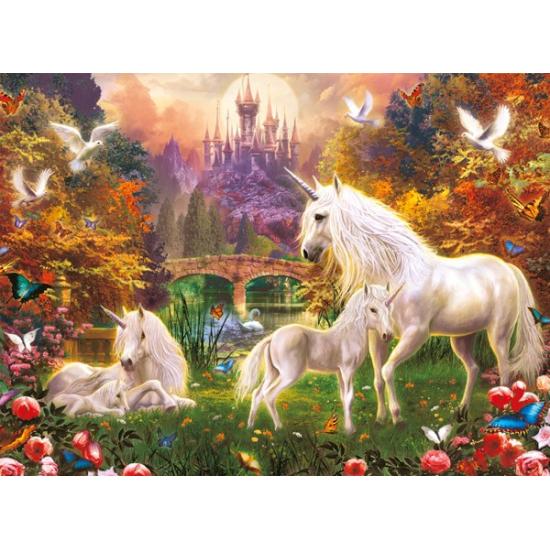 Puzzle de 500 peças de unicórnios mágicos Ravensburger