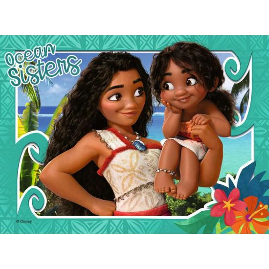 Puzzle Ravensburger Vaiana 2 Progressivo de 12+16+20+24 Pç