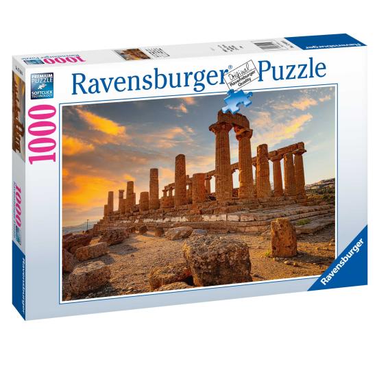 Puzzle Ravensburger Vale dos Templos, Agrigento de 1000 Pçs