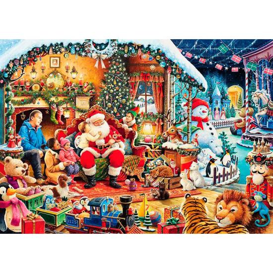 Ravensburger Vamos visitar o Puzzle do Papai Noel, 1000 p