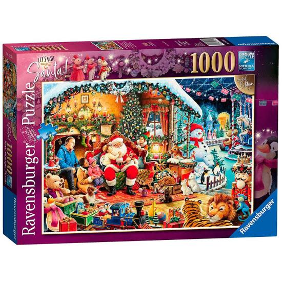 Ravensburger Vamos visitar o Puzzle do Papai Noel, 1000 p
