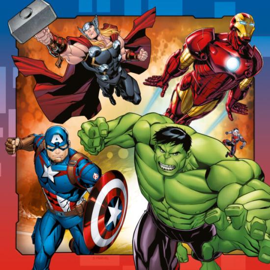 Puzzle Ravensburger Avengers 3x49 Peças